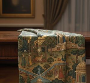 Tissu d'ameublement imprimé Jaipur Garden au mètre, textile floral botanique de qualité supérieure pour canapé, chaise, coussin, rideaux, décoration intérieure - Product Image 4