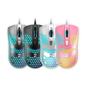 4D Gaming Wired Mouse Leichte Honeycomb Shell Mouse
