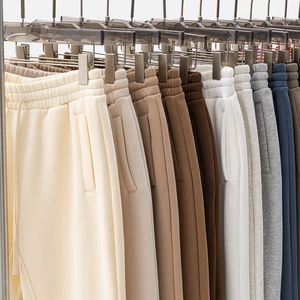 Pantalons de jogging unisexes en gros, vêtements de sport personnalisés avec poche à cordon, leggings larges d'hiver épais pour la salle de sport, pantalons de survêtement - Product Image 4