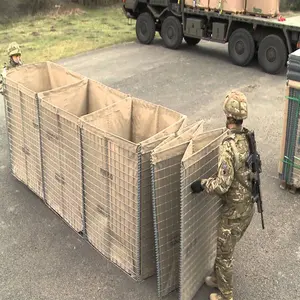 Werkspreis verzinkte Verteidigungsbarriere Bastion Verteidigungsbarriere für Sprengwand Bunker-Überstand