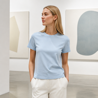 T-shirt surdimensionné en coton tricoté 100 % personnalisé avec impression numérique style streetwear pour les acheteurs en gros