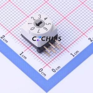 MER-08H1 Rotary Encoder Switch Through hole Component (THT) Switch 8 True Code - Product Image 1