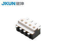 Connecteur LED JKUN L2008 2.00mm 1.0A 250V, support de douille pour ampoule SMT, boîtier en bronze phosphoreux UL94V-0 LCP, plage de température