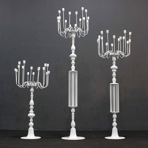 160cm haute qualité du sol au plafond décoratif centre commercial décoration accessoires de scène de mariage grands bougeoirs <span class=keywords><strong>en</strong></span> <span class=keywords><strong>fer</strong></span> <span class=keywords><strong>forgé</strong></span> - Product Image 1