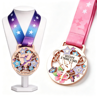 Médaille de Danse Personnalisée en Métal Or Argent Bronze pour Compétition de Ballet, Souvenir Gravé pour Performer, Prix Sportif