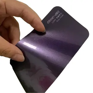 Purple Grey PVC Car Film UV Proof Body Wrap Vinyl Color-Changing Car Tint Film Supplier's Grey Violet Carpi Film