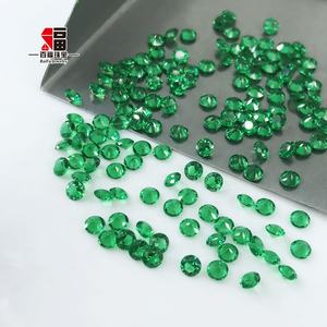 Perhiasan Baifu Batu Permata Nano Hijau Sintetis Berkualitas Tinggi untuk Setting Lilin Perhiasan - Product Image 2