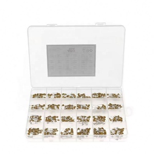 Caja de muestra de condensadores monolíticos de 480 piezas, 10PF~10UF 50V, 24 tipos, 20 piezas de cada tipo, 480 piezas en total - Product Image 1