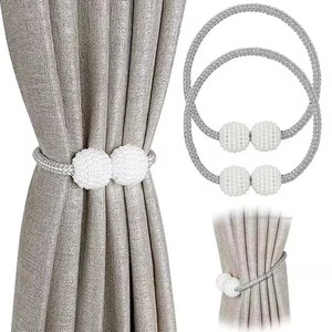 Fermaglio magnetico perla <span class=keywords><strong>per</strong></span> <span class=keywords><strong>tenda</strong></span> porta-ciabatte con fibbia appesa a sfera con fibbia posteriore accessori <span class=keywords><strong>per</strong></span> decorazione <span class=keywords><strong>per</strong></span> <span class=keywords><strong>tenda</strong></span> - Product Image 1