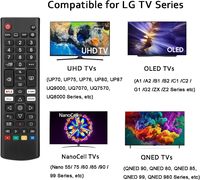 Remote Control Universal AKB76040302 untuk TV Pintar LG |   Pengganti untuk TV LG All LED LCD OLED QNED UHD