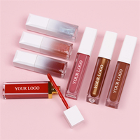 Rouge à Lèvres Liquide Multicolore Longue Tenue Scintillant et Hydratant, Cosmétiques en Marque Blanche