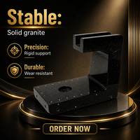 Support de colonne en granit pour structure de support de colonne de machine Grade 00 Grade 000 Support en granit massif naturel