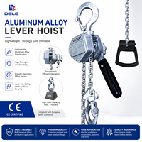 Palans à chaîne manuels de taille mini DELE 250 kg en aluminium de Hangzhou, machine de levage