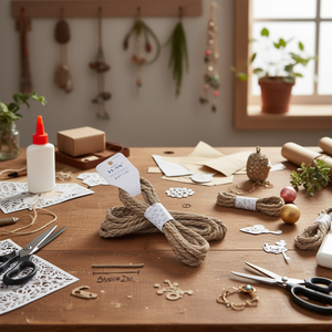 Cuerda de Sisal ILAN de 6 mm x 2 m, Cordón de Fibra Natural para Proyectos de Bricolaje - Product Image 3