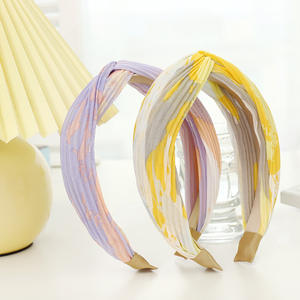 رابطة رأس من Go Party 7 واسعة عقدة بربطة شعر متقاطعة مع ثنيات مكياج طوق شعر للنساء والفتيات إكسسوارات شعر - Product Image 4