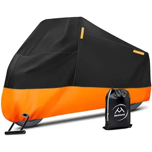 Heavy Duty 210D Oxford Cloth Custom Logo Waterproof Motorcycle Cover Fashion Universial Motorcycle Cover