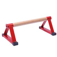 Lron triangle push-up support bois de hêtre petites barres parallèles équipement de fitness paralettes en bois poignée support