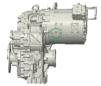 Système de chargeur sur pneus électrique à batterie 5T kit de conversion EV 200KW moteurs électriques système d'entraînement auxiliaire pour chargeur de 5-6 tonnes