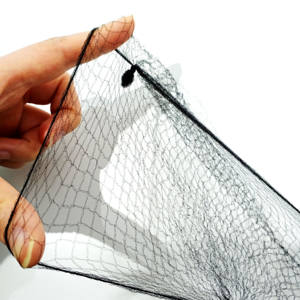 Red de nailon blanco y negro para el cabello, red Invisible de líneas elásticas suaves, redes grandes para embalaje de pelucas y extensiones de cabello - Product Image 5