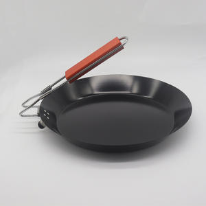 Sartén <span class=keywords><strong>para</strong></span> <span class=keywords><strong>parrilla</strong></span> de fondo plano <span class=keywords><strong>para</strong></span> barbacoa con mango de madera plegable, sartén <span class=keywords><strong>para</strong></span> barbacoa <span class=keywords><strong>para</strong></span> asar verduras, cesta de carne <span class=keywords><strong>para</strong></span> <span class=keywords><strong>parrilla</strong></span> ahumadora - Product Image 4