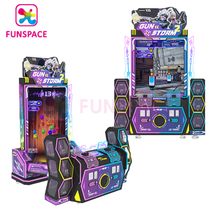 Máquina <span class=keywords><strong>de</strong></span> <span class=keywords><strong>Juegos</strong></span> Simulador Funspace, Operada con Monedas, para 2 Jugadores, <span class=keywords><strong>de</strong></span> Disparos Rápidos, Máquina <span class=keywords><strong>de</strong></span> Juego Arcade <span class=keywords><strong>de</strong></span> Disparos con Pistola Láser - Product Image 5