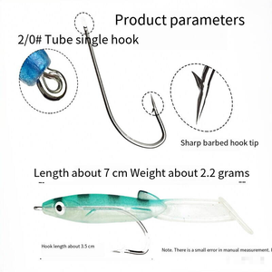 Sensoar Esche Artificiali di Qualità a Coda di Pagaia <span class=keywords><strong>per</strong></span> la Pesca, Set da 6 Pezzi, Esche Morbide a Forma di <span class=keywords><strong>Anguilla</strong></span> Marina <span class=keywords><strong>per</strong></span> Pesci d'Acqua Dolce, <span class=keywords><strong>per</strong></span> la Pesca in Mare, da Barca e in Fiume - Product Image 3