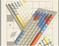 Clavier de Jeu Mécanique 85 Touches avec Repose-Poignet Filaire pour Win/IOS 2.4G + Bluetooth - Accessoire Informatique