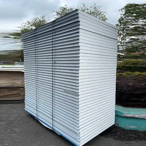 प्रत्यक्ष निर्माता के रंग स्टील पिप्स/रॉक ऊन सैंडविच पैनल पूर्वनिर्मित कंटेनर घर दीवार सजावट छत गोदाम - Product Image 6