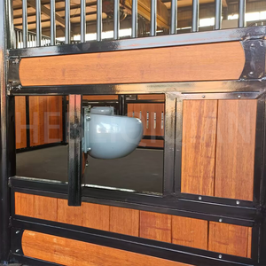 Estábulo para Cavalos Portátil de Aço Galvanizado a Quente <span class=keywords><strong>3</strong></span> X 2,2 m Painéis Funcionais para Estábulo de Cavalos para Fazenda - Product Image 5