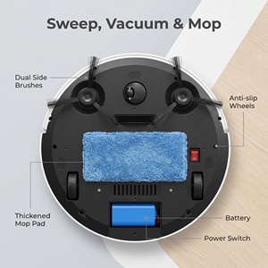 Aspiradora Robótica Inteligente 3 en 1 con Control Remoto, Limpieza Automática Inteligente, Inducción 360°, Diseño Desmontable, Batería de Alta Capacidad - Product Image 5