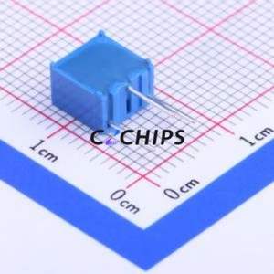 Résistance/potentiomètre réglable 3362S-1-102LF, composant traversant (THT)-3P, 7x6,6 mm, résistance 1 kOhm, 10 %, 500 mW, 100 ppm/ ℃ - Product Image 2