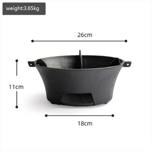 Ustensiles de cuisine de <span class=keywords><strong>Camping</strong></span> en fonte Offre Spéciale, poêle à frire pour barbecue coréen antiadhésive - Product Image 5