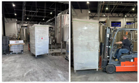 Baril de stockage carré en acier inoxydable IBC de 450 gallons pour l'équipement de fermentation et les Machines à vin pour boissons à réservoir d'électrolyte chimique