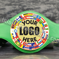 Conjunto de cinturón de campeonato profesional WBC, guantes cómodos y duraderos para boxeo, personalizables para Karate, Jiu-Jitsu, Samurai, Taekwondo