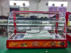 Lyroe Commercial Cuisine Hôtel Verre Top Pâtisserie Comptoir Électrique En Acier Inoxydable Présentoir De Nourriture Exposition Bain <span class=keywords><strong>Marie</strong></span> Réchauffeur - Product Image 2