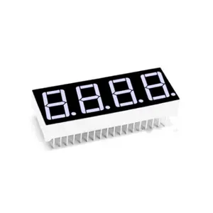 036 red 12pin 7 segment white color four digits cathode common numeric led display