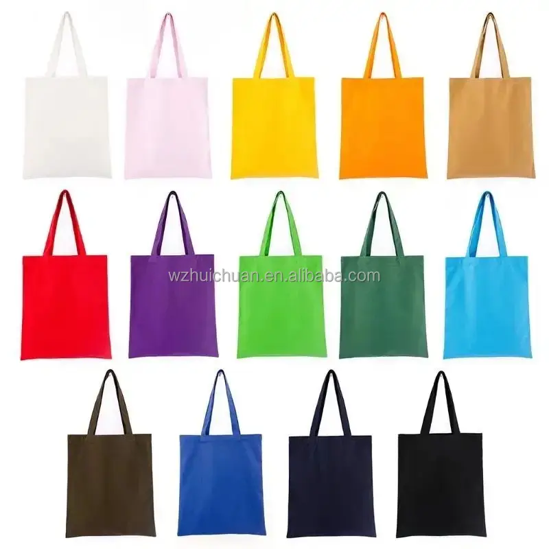 cotton packing gift Promotion custom cotton packing messenger canvas shopping tote bag