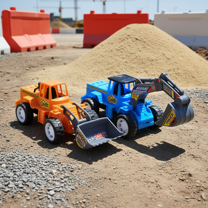 Jouet de camion-chargeuse pour enfants, véhicule en plastique, camion de construction pour creuser et jouer à faire semblant - Product Image 2