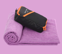 Serviettes de sport en microfibre douces, absorbantes et à séchage rapide, personnalisables pour le sport, la gym et les voyages - Option de logo personnalisé pour salle de fitness
