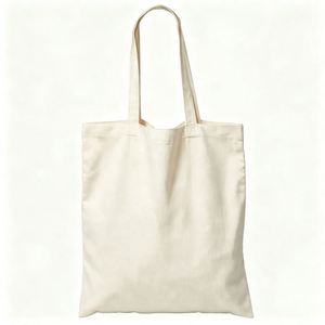 Dual Handle Reusable 12oz Canvas <b>Tote</b> <b>Bag</b> for <b>Work</b> Travel Custom Logo Wholesale - Product Image 3