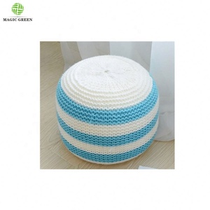 Machine Washable 100% Cotton Acrylic Micro <strong>Bean</strong> Filled <strong>Pillow</strong> Cushion Lazy Sofa Creative Knit <strong>Bag</strong> Other Functional <strong>Pillows</strong> - Product Image 6