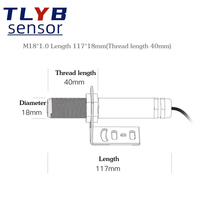 Transmisor de Temperatura Infrarrojo Industrial, Controlador de Transferencia, Sensor IR