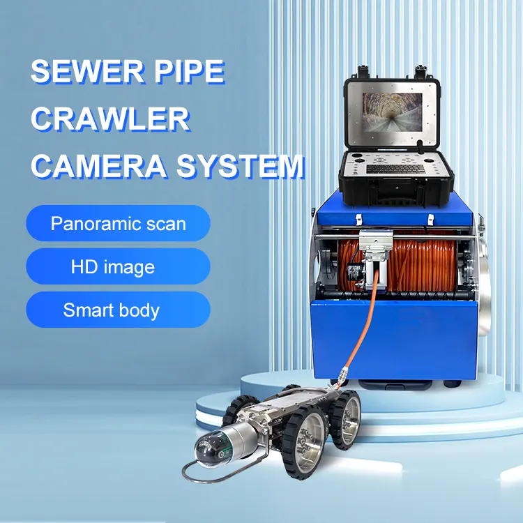 Jiutai GT102 CCTV Red de tuberías de petróleo y gas Inspección Crawler Robot Cámara con precio barato