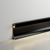 Plinthe LED industrielle en aluminium durable pour éclairage, idéale pour hôtels, maisons et projets d'ingénierie.