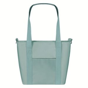 Bolso tote tejido con lunares a la moda, con logo personalizado, bolso de ganchillo geométrico estético para promoción de marcas premium - Product Image 2
