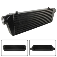 Intercooler universel en aluminium à barres FMIC 550x180x64mm Entrée/Sortie 2,5 pouces (64mm) pour moteur 450H à 35 PSI Haute Performance
