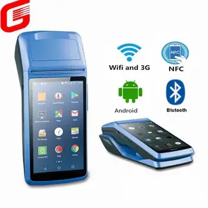 58-mm-PDA-POS-Handheld-Gerät Pos-Terminal mit integriertem Thermo drucker WLAN Android Robuste PDA-Barcode-Kamera 1D 2D