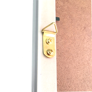 Tam giác đồng thau mạ nhiệm vụ nặng nề 2 lỗ hình ảnh móc với ốc vít - Product Image 5