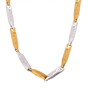 Elegante minimalista impermeable melón semilla <span class=keywords><strong>cadena</strong></span> mezcla Color gargantilla collar no deslustre Acero inoxidable chapado en <span class=keywords><strong>oro</strong></span> collar joyería - Product Image 6