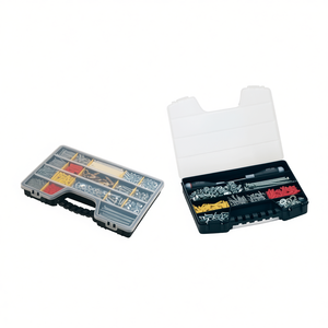 Caja de herramientas Ttake Cassette Multi Store con 7 compartimentos, color negro, 17,5x12,2x3 cm, almacenamiento organizado para piezas pequeñas y herramientas - Product Image 2